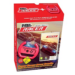 Super Street Racer Bundle (code In A Box) + Accesoriu De Roți Nintendo Switch