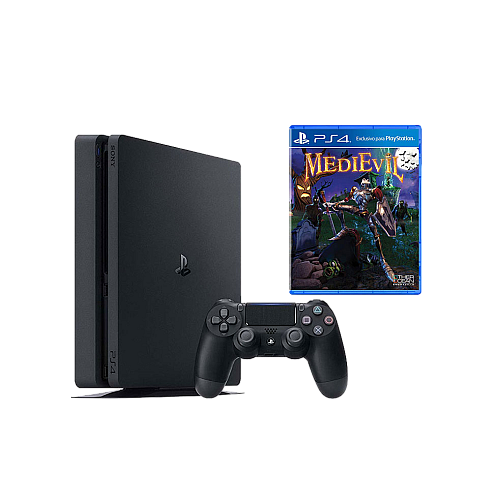 Consola 500gb F Chassisblack + Medievil Ps4