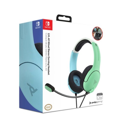 Pdp Lvl40 Headphones Cu Fir Blue/verde