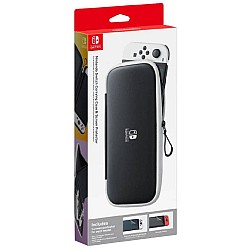 Case & Protector De Screen Black/alb Oled