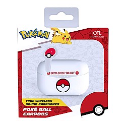 Earpods Otl Pokemon Pokeball Alb/rosu