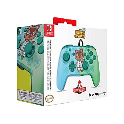 Pdp Wired Controller Faceoff Deluxe/audio Animal Crossing
