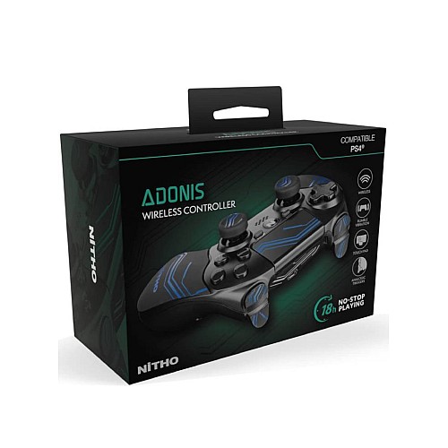 Controller Wireless Nitho Adonis - Black Ps4