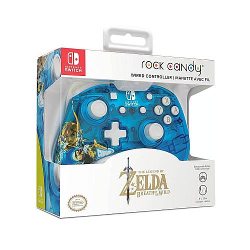 Controller Pdp Cu Cable Rock Candy Mini Zelda Nsw