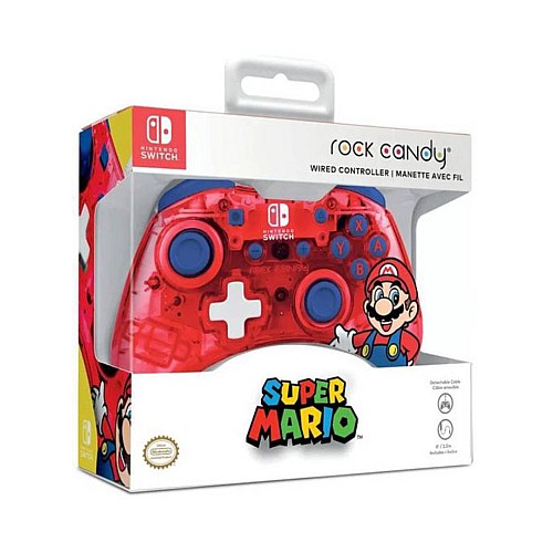 Controller Pdp Cu Fir Rock Candy Mini Super Mario Nsw