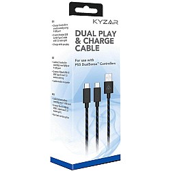 Kyzar Cable De Redare și încărcare - Ps5