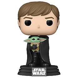 Pop! Star Wars The Mandalorian Luke Skywalker With Grogu
