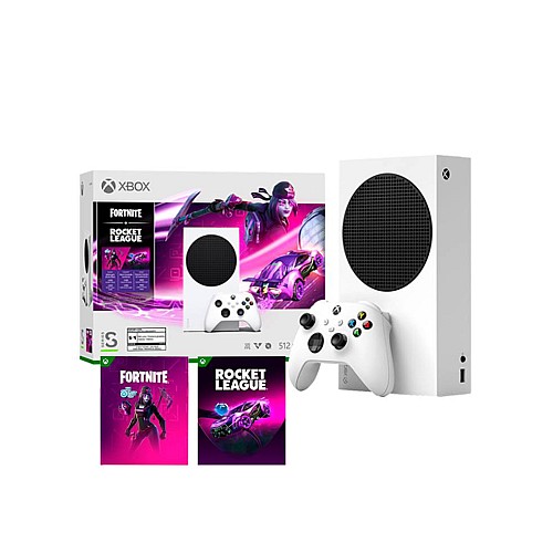 Console Xbox Serie S 512gb Holiday Bundle Fortnite + Rocket League