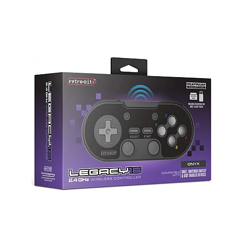 Controller Wireless Retro-bit Legacy 16 Black Nsw/ Pc
