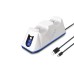 Abp Statie Dubla De Incarcare Usb Alb - Ps5