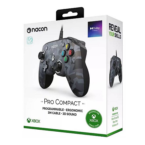 Nacon Pro Compact Controller Gri Camuflaj - Xbox Series X