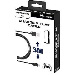 Cable Subsonic Incarca Si Joaca (3m) - Ps5