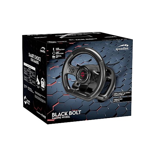 Speedlink Steering Wheel Cu Pedale Bolt Racing - Pc