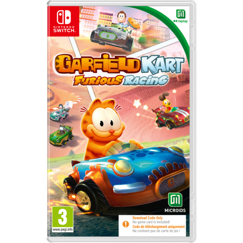 Garfield Kart - Furius Racing Replay (code In A Box)