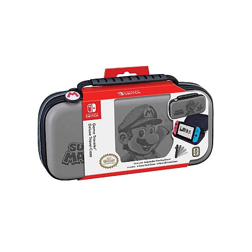 Bigben Carcasa For Transport Super Mario Nintendo Switch Gri
