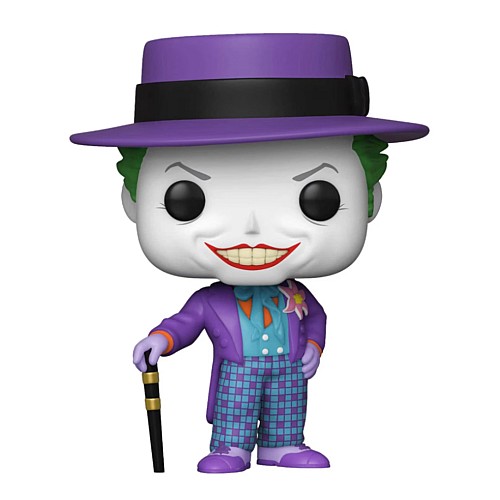 Pop! Dc Heroes Batman 1989 The Joker With Hat With Chase