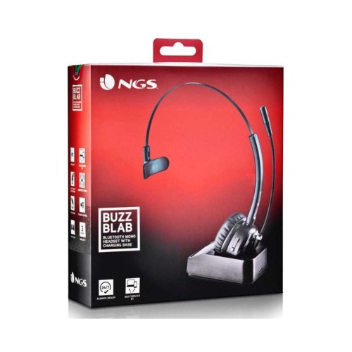 Headphones Mono Ngs Cu Microphone Buzzlab Black