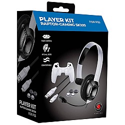 Bundle Accesorii Cu Headphones Mono 4in1 Sk100 Alb/negru For Playstation 5