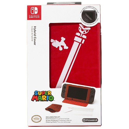Carcasa Powera Hybrid Mario Nintendo Switch