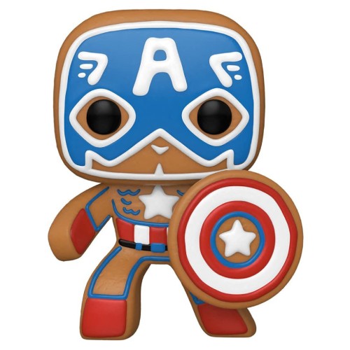 Funko Pop! Marvel: Holiday - Gingerbread Captain America