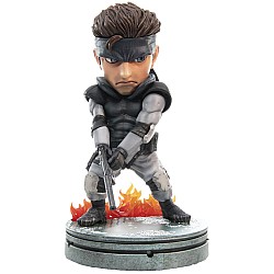 F4f Metal Gear Solid - Solid Snake Sd Pvc Painted Statue