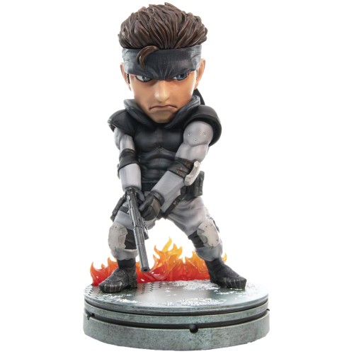 F4f Metal Gear Solid - Solid Snake Sd Pvc Painted Statue