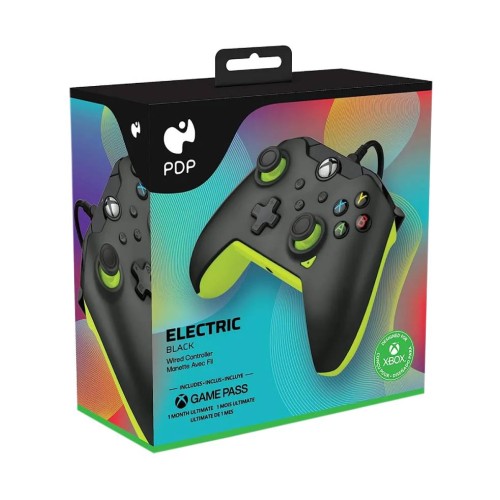 Controller Cu Fir Pdp Blue Carbon Galben Electric Xbox Series X