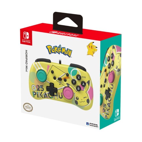 Controller Horipad Mini Hori Pikachu Pop Galben Nintendo Switch