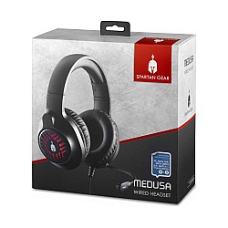 Headphones Spartan Gear Medusa Black For Pc/ps4/ps5/xbox One/xbox Series X/nsw