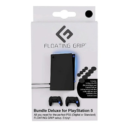 Suport Perete Deluxe Bundle Floating Grip Alb Playstation 5