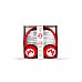 Headphones Otl Super Mario Icon Logo Red/negru