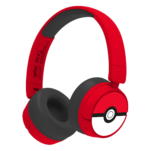 Headphones Otl Pokemon Pokeball Red/negru