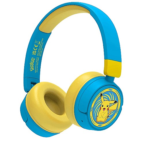 Headphones Otl Pikachu Pokemon Blue/galben