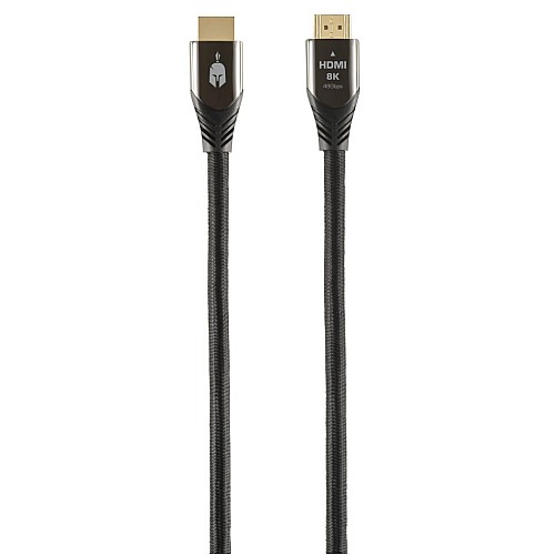 Cable Hdmi Spartan Gear 2.1 1,5m Lungime - Aliaj De Zinc Cu Dopuri Placate Cu Aur