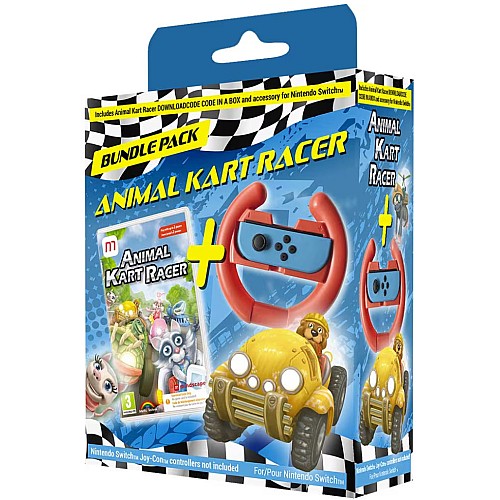 Animal Kart Racer Steering Wheel Bundle (code In A Box)