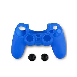 Case Din Silicone For Controller Si Thumb Grips Spartan Gear Ps4 Blue