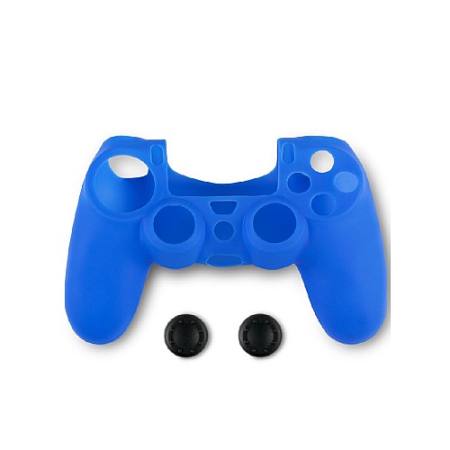 Case Din Silicone For Controller Si Thumb Grips Spartan Gear Ps4 Blue