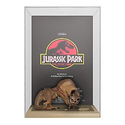 Pop! Movie Posters Jurassic Park Tyrannosaurus Rex Velociraptor