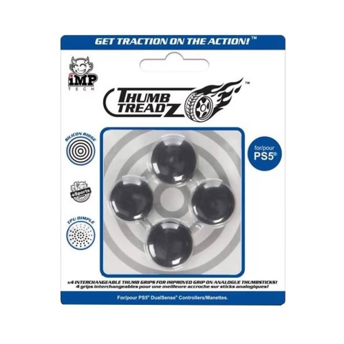 Trigger Treadz Protection Buttons 4 Pack Black Ps5