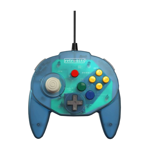 Controller Retro-bit Tribute 64 Usb Blue Ocean