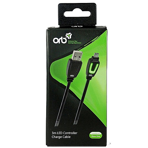 Orb Cable De încărcare Controller 3m Cu Led Xbox One