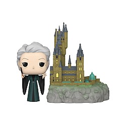Pop! Town Harry Potter Chamber Of Secrets Anniversary 20th Minerva With Hogwarts 10 Cm