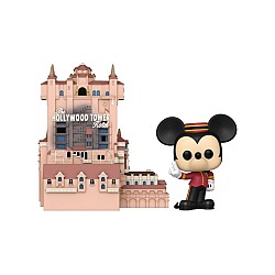 Pop! Town Walt World 50th Anniversary Hollywood Tower Hotel And Mickey Mouse