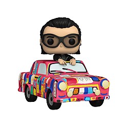 Pop! Rides Super Deluxe U2 Zoo Tv Bono With Achtung Baby Car 12 Cm