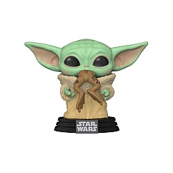 Pop! Star Wars Mandalorian The Child With Frog 9.5 Cm