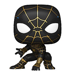 Pop! Marvel Spider Man No Way Home Spider Man Black Gold Suit 9 Cm