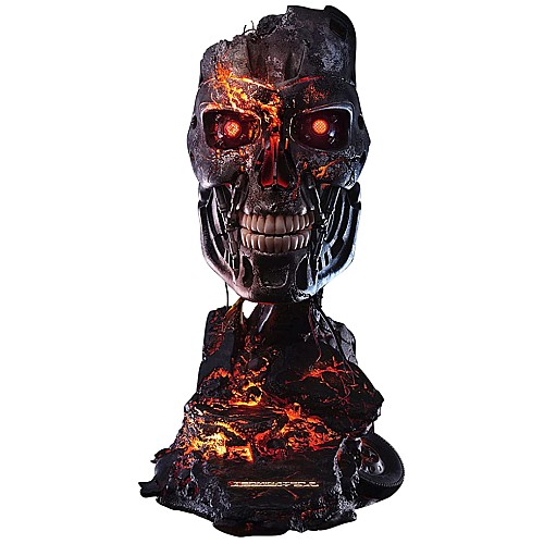 Purearts Terminator 2 T 800 Battle Damaged Art Mask 45 Cm