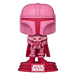 Pop Star Wars Valentines S2 The Mandalorian With Grogu 9cm