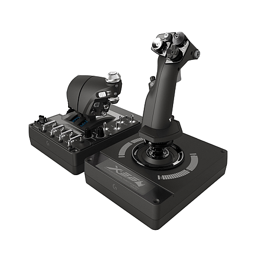 Logitech Black G Saitek Pro Flight X56 Rhino