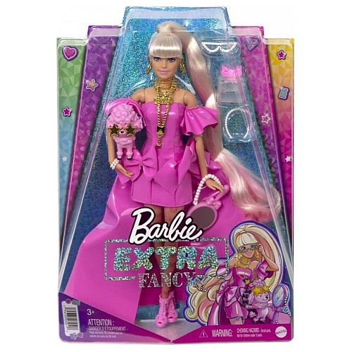 Doll Barbie Extra Fancy Pink Plastik (hhn12)